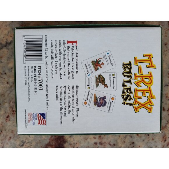 T-rex Rules! Card game basically 'Go Fish' with Dinosaurs, kids, matching cards - Picture 7 of 9
